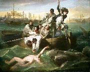 John Singleton Copley Watson and the Shark (1778) depicts the rescue of Brook Watson from a shark attack in Havana, Cuba. Sweden oil painting artist